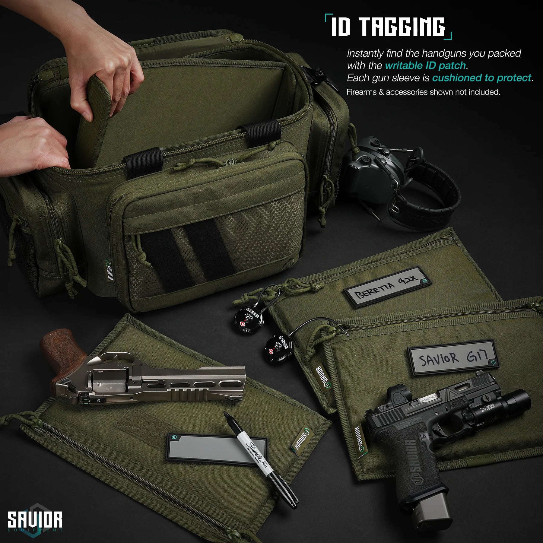 SAV-HC-RA3GUN-SPARE-3PC-OG_Olive_Inside
